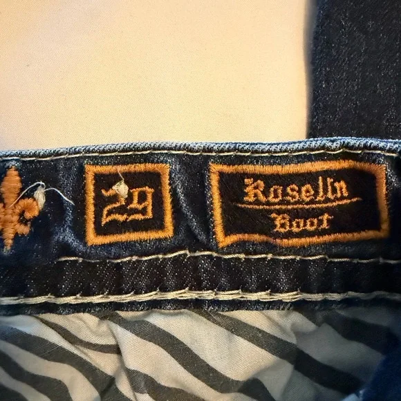 Rock Revival Women’s Dark Wash Bootcut Jeans Rosalin - Picture 4 of 9